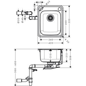 Hansgrohe S41 S412-F340 43334800