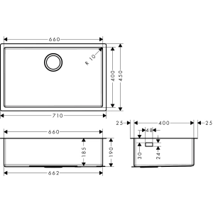 Hansgrohe S71 S719-U500 43427800