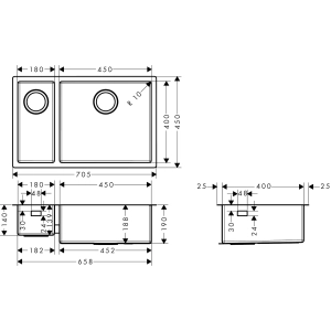 Hansgrohe S71 S719-U655 43429800