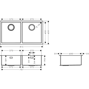 Hansgrohe S71 S719-U765 43430800