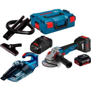 Juego de herramientas eléctricas Bosch GWS 18V-10 C + GAS 18V-1 Professional