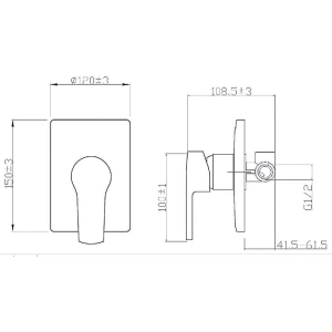 Invena Verso BP-82-0K1