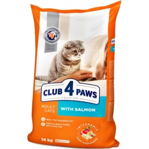 Comida para gatos Club 4 Paws Adult Salmon 14 kg