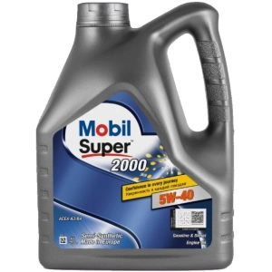 Aceite de motor MOBIL Super 2000 X3 5W-40 4L