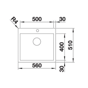 Fregadero Blanco Z-Style 500-IF/A 522254