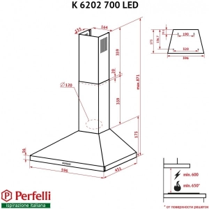 Perfelli K 6202 BL 700 LED