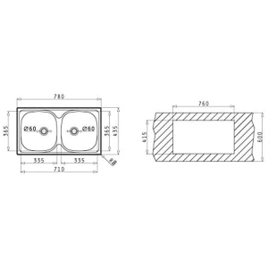 Pyramis E 78x43.5 2B