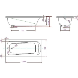 Bañera KO&PO 4001 150x70