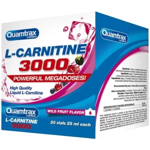 Quemador de grasa Quamtrax L-Carnitine 3000 20 amp