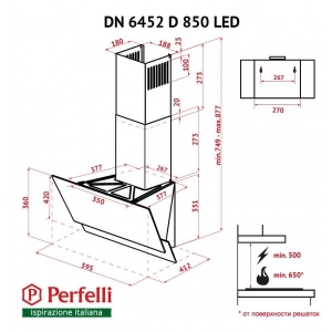 Perfelli DN 6452 D 850 BL LED