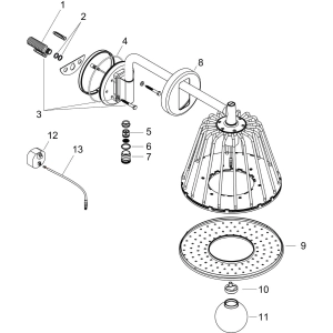 Axor LampShower 275 26031000