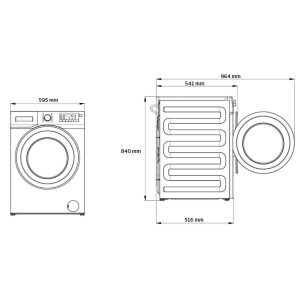 Beko SteamCure WUV 8612 XSWS