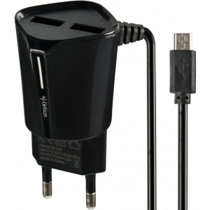 Cargador Gelius Edition Auto ID 2USB + Cable microUSB