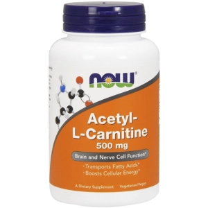 Quemador de grasa Now Acetyl L-Carnitine 500 mg 50 cap