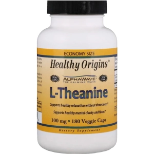 Aminoácidos Healthy Origins L-Theanine 100 mg