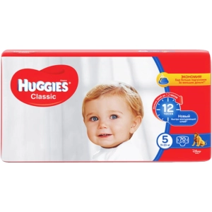 Pañales Huggies Classic 5 / 70 pcs