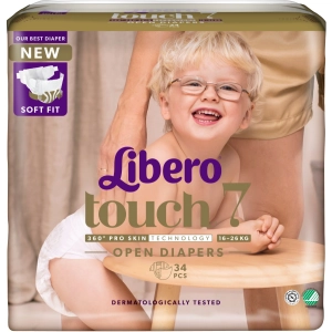 Pañales Libero Touch Open 7