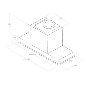 Elica Hidden 2.0 IXGL/A/60