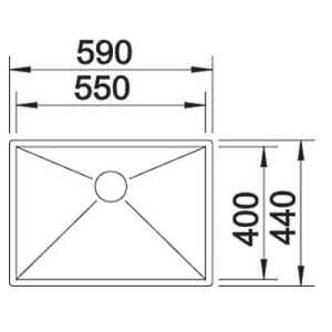 Blanco Zerox 550-IF 517246