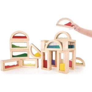 Guidecraft Sensory Rainbow Blocks G3020