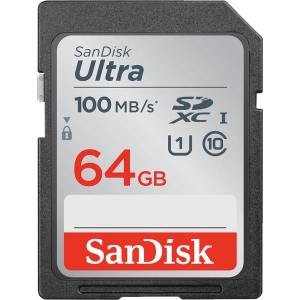 SanDisk Ultra SDXC UHS-I 100MB/s Class 10