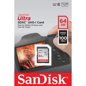 SanDisk Ultra SDXC UHS-I 100MB/s Class 10