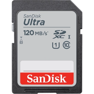 Tarjeta de memoria SanDisk Ultra SDXC UHS-I 120 MB/s Class 10