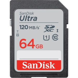 SanDisk Ultra SDXC UHS-I 120MB/s Class 10