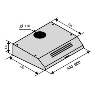 VENTOLUX Parma 60 BK