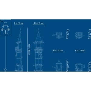 Lego Rapunzels Tower 43187