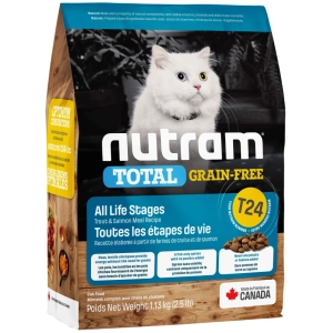 Alimento para gatos Nutram T24 Total Grain-Free Salmon/Trout/Natural 0,32 kg