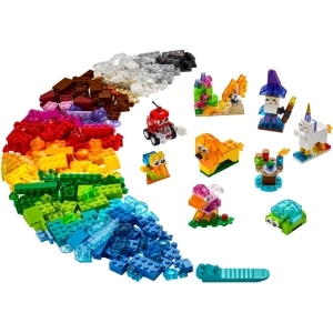 Constructor Lego Creative Transparent Bricks 11013