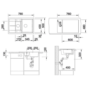 Blanco Metra 6S Compact 513938