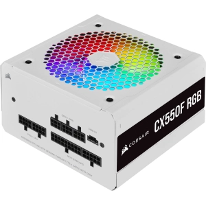 Fuente de alimentación Corsair CX-F RGB White