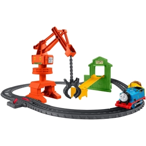 Seguimiento automático / ferrocarril Fisher ​​Price Thomas and Friends Cassia Crane and Cargo Set