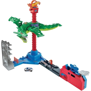 Seguimiento automático / ferrocarril Hot Wheels Air Attack Dragon Play Set