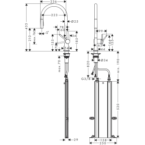 Hansgrohe Talis M54 72801000