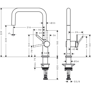 Hansgrohe Talis M54 72806000