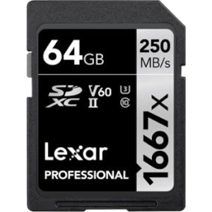 Tarjeta de memoria Lexar Professional 1667x SDXC