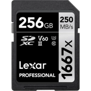 Tarjeta de memoria Lexar Professional 1667x SDXC 256Gb