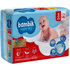 Pañales Bambik Super Dry Diapers 3