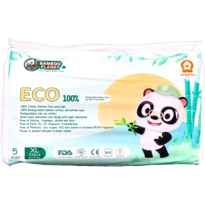 Pañales Bamboo Planet Eco Diapers XL / 32 pcs