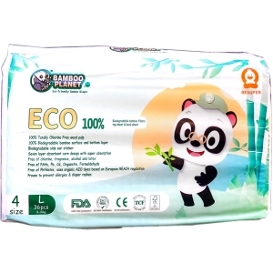 Pañales Bamboo Planet Eco Diapers L / 36 pcs