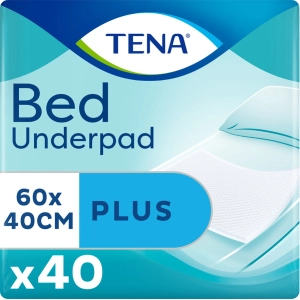 Pañales Tena Bed Underpad Plus 40x60/40 pcs