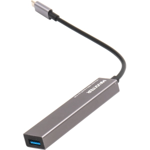 Lector de tarjetas / USB-concentrador Maxxter HU3C-4P-02