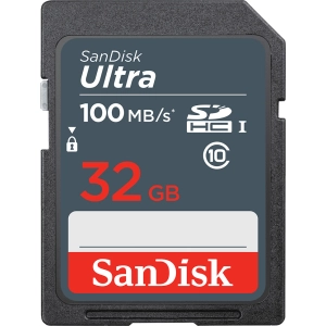 Tarjeta de memoria SanDisk Ultra SDHC UHS-I 100 MB/s Class 10 32 Gb