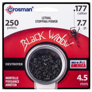 Balas y cartuchos Crosman Black Widow Destroyer 4,5 mm 0,50 g 250 pcs