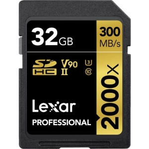 Tarjeta de memoria Lexar Professional 2000x SDHC UHS-II V90 32Gb