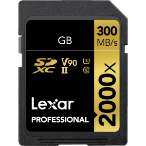 Tarjeta de memoria Lexar Professional 2000x SDXC UHS-II V90 64Gb