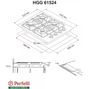 Perfelli HGG 61524 BL